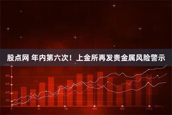 股点网 年内第六次！上金所再发贵金属风险警示