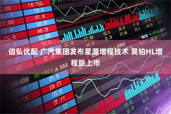 信弘优配 广汽集团发布星源增程技术 昊铂HL增程版上市
