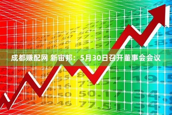 成都赚配网 新宙邦：5月30日召开董事会会议